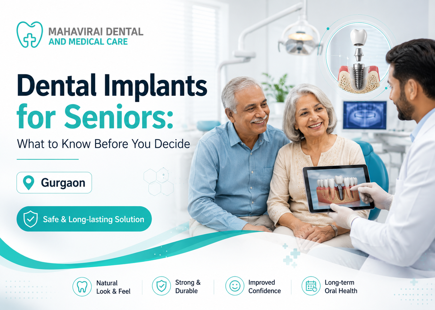 Dental Implants for Seniors: What to Know Before You Decide (Gurgaon)